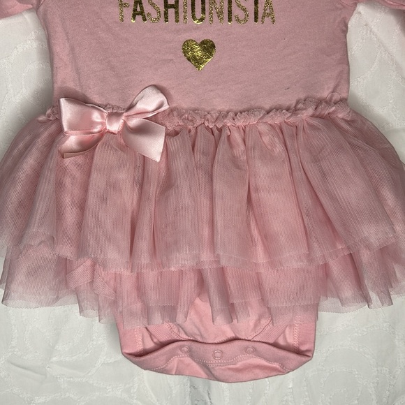 NWT THE CHILDREN’S PLACE pink 6-9 months girls one piece with tutu ruffles. - Picture 5 of 6